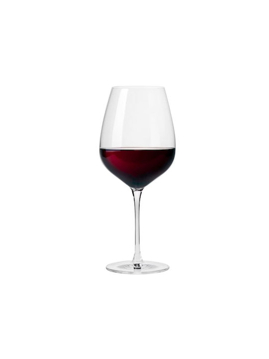 Krosno Set Glasses for White and Red Wine Crystal Goblets 810ml 6 Pieces