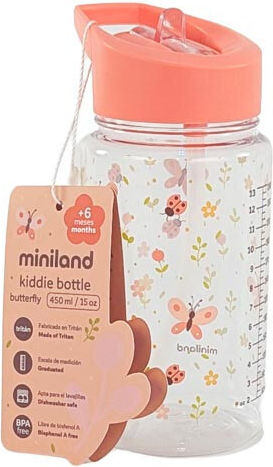 Miniland Kiddie Παιδικό Παγούρι Πεταλούδα 500ml