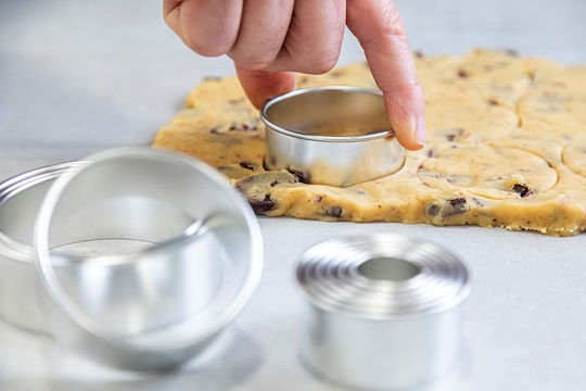 Set 11 Runde Keksausstecher Gerade Kanten Metallisch Kitchen Craft