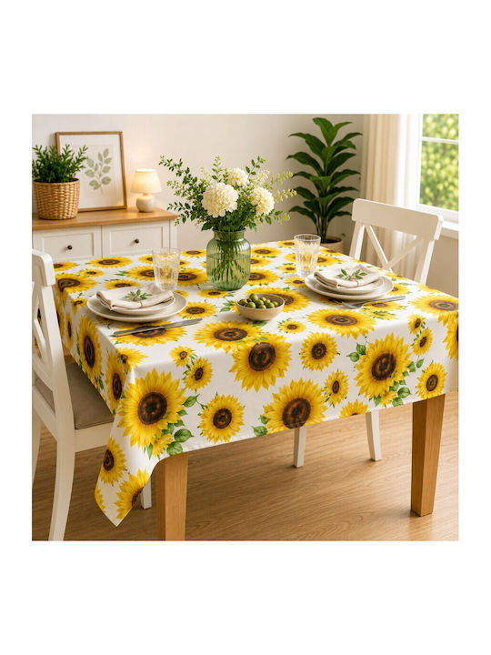 Pucioasa Față De Masă Bumbac Sunflower 140x180 Cm