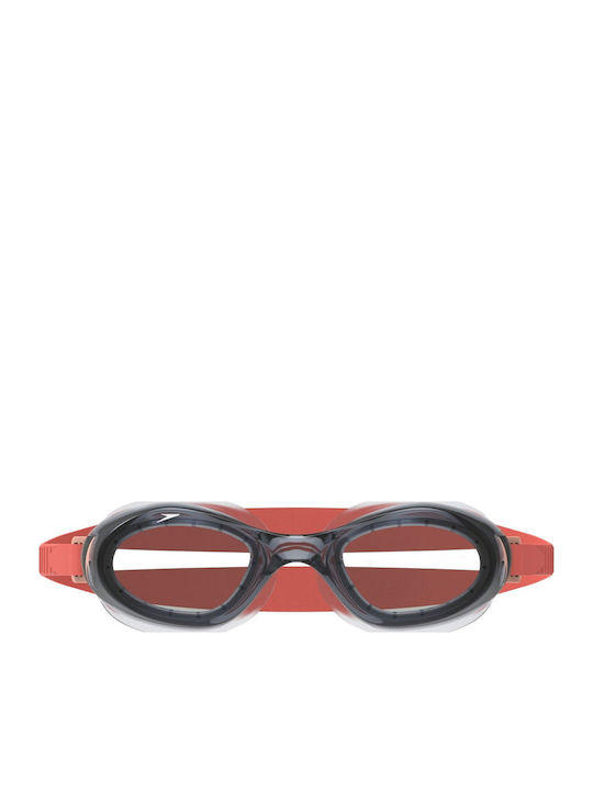 Speedo Futura Swimming Goggles Kids with Anti-Glare Lenses Orange