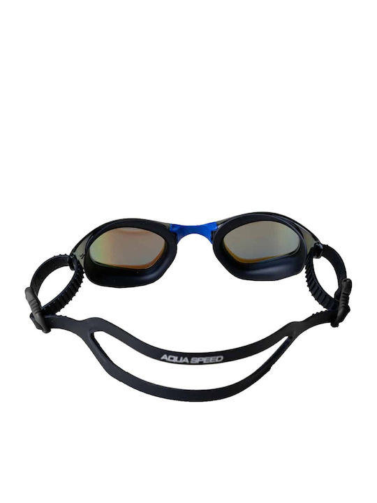 Aquaspeed Swimming Goggles Adults with Anti-fog Lenses Black