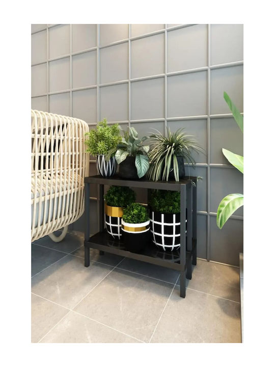 Black Bookcase 55x30x53.5cm