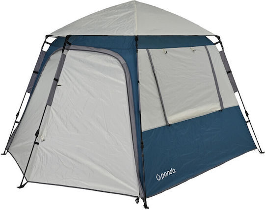 Panda Beaver Αυτόματη Σκηνή Camping Μπλε 3 Εποχών για 3 Άτομα 220x220x170εκ.