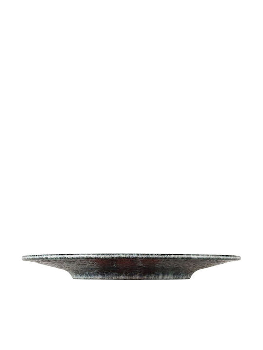 Porland Runde Untiefe aus Porzellan Grünes Servierteller 27cm