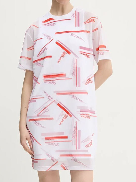 Summer Mini T-Shirt Dress White