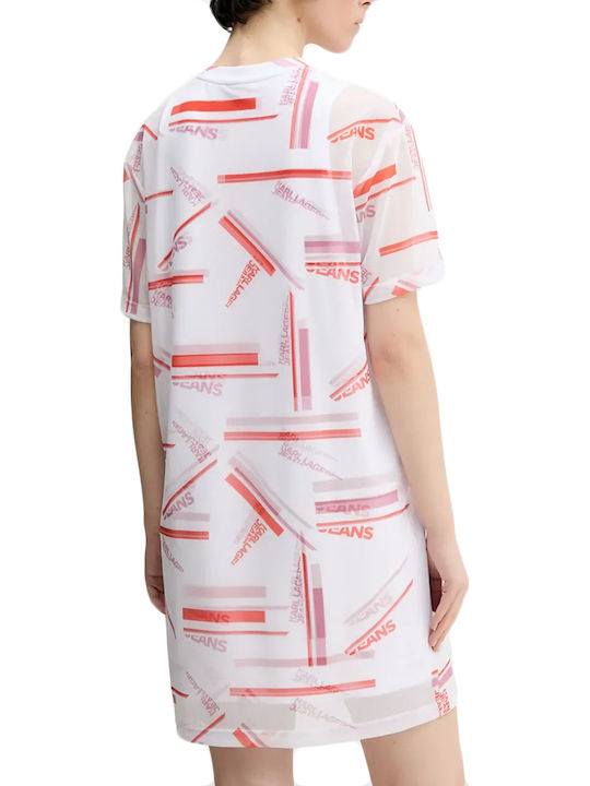 Summer Mini T-Shirt Dress White