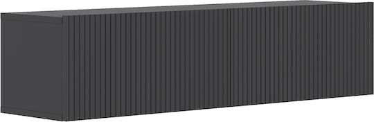 Έπιπλο Τηλεόρασης με Φωτισμό LED Γκρι Μ240xΠ31xΥ28cm
