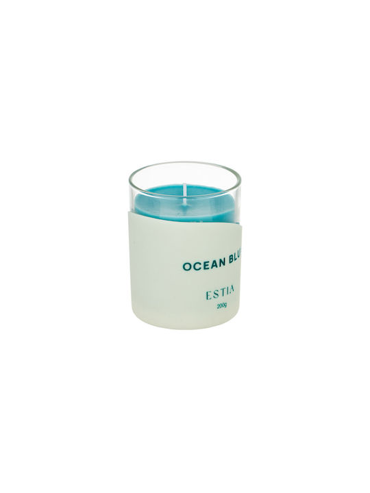 Estia Lumânare Aromatică în Borcan cu Miros de Ocean 200gr