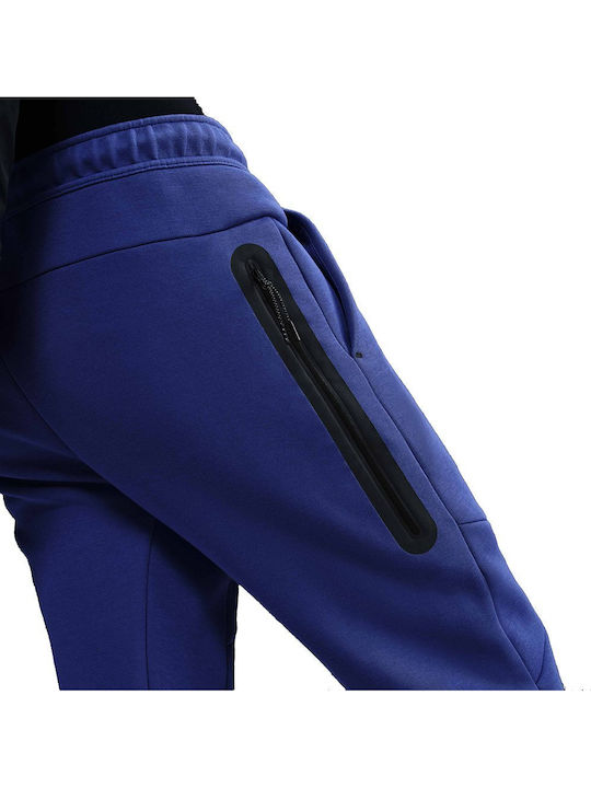 Tech Sweatpants With Purple Elastic