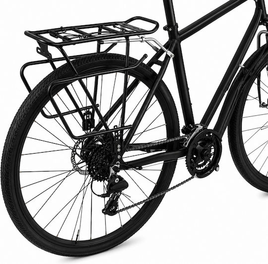 Suport De Bicicletă Montat Pe Cadru Zola Aluminiu Greutate Maximă Suportată 25 Kg 38 X 17 X 36 Cm Negru