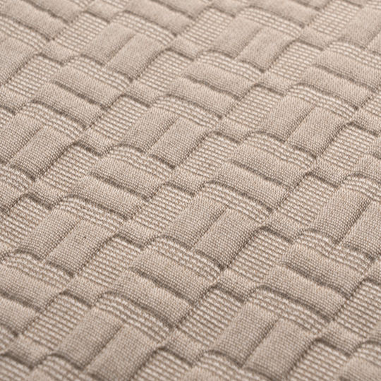 Adam Home Matlasse Romvia Pique Blanket Double 230x270cm Beige