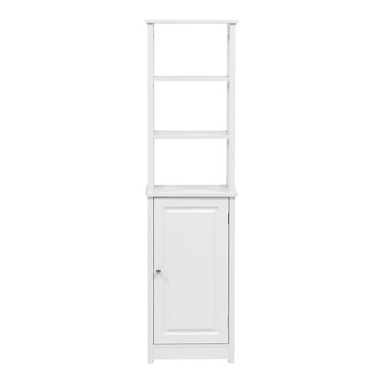Pakketo Larben Floor Bathroom Column Cabinet W40xD33xH150cm White