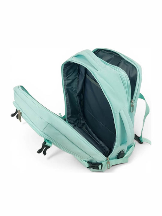 RCM Водоустойчива Раница за Лаптоп 15.6" в Зелен Цвят 1005/s-light-blue