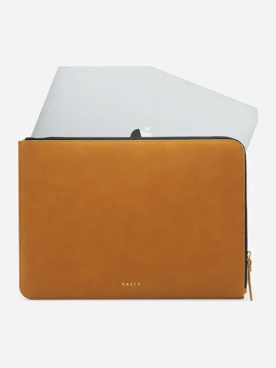 Casyx Αδιάβροχη Θήκη για Laptop 14" σε Καφέ χρώμα