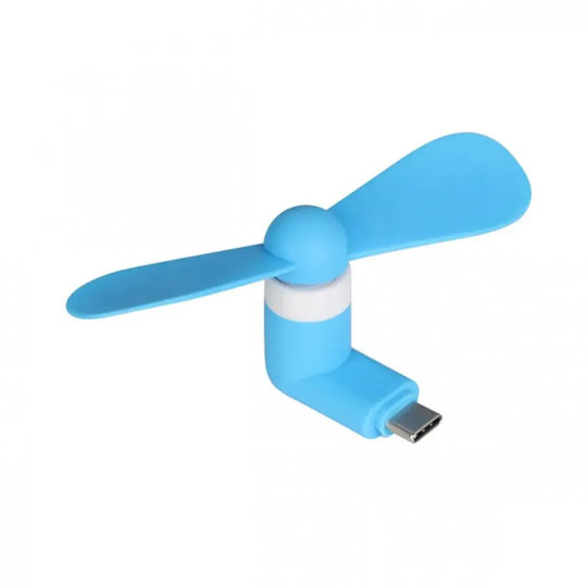 Mini Fan for Mobile Type-C Port Hf08 — Pink