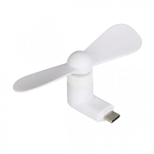 Mini Fan for Mobile Type-C Port Hf08 — Pink