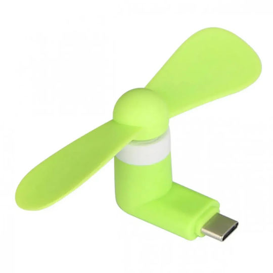 Mini Fan for Mobile Type-C Port Hf08 — Pink