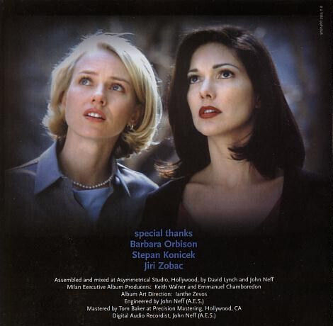 Various David Lynch's Mulholland Dr Cd