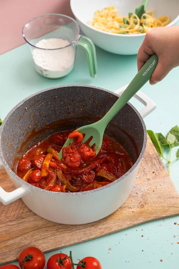 Kitchen Craft Κουτάλα Κουζίνας Τρυπητή από Σιλικόνη Πράσινη 27cm