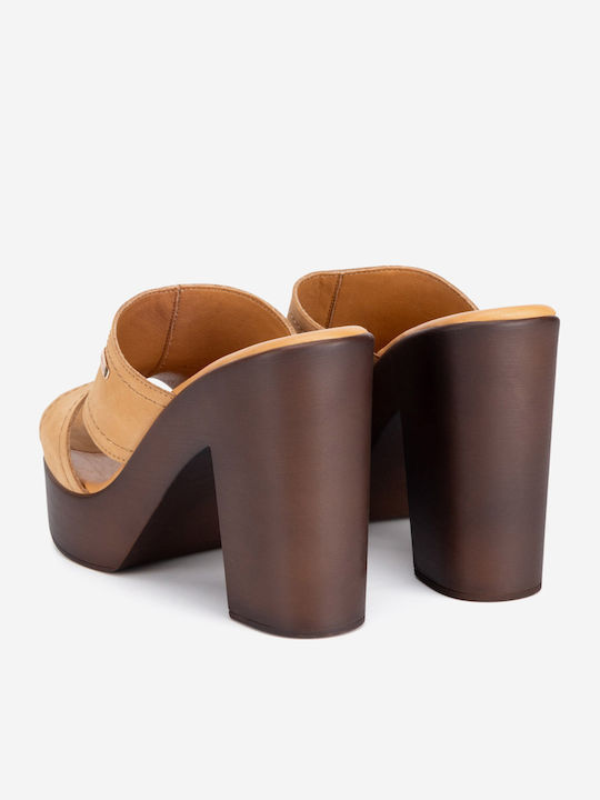 Pantofi Mules Dama Flat Maro Culoare Full Face