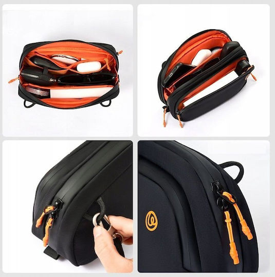 Ulanzi Sling Travel Bag Ulanzi Yy08 2 Liters Cameras Phones Electronics Gaming Photo-video Accessories Material Polyester Solid Protection Lightweight Practical Comfortable To Carry Two Main Compartments Black