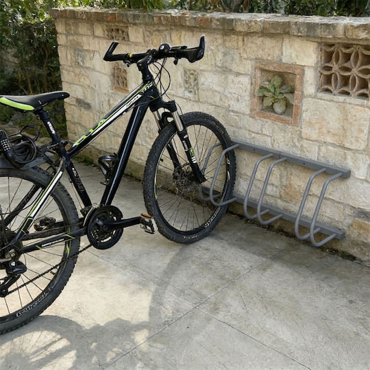 Relaxdays Bară De Parcare Pentru Biciclete Cu 2 Compartimente