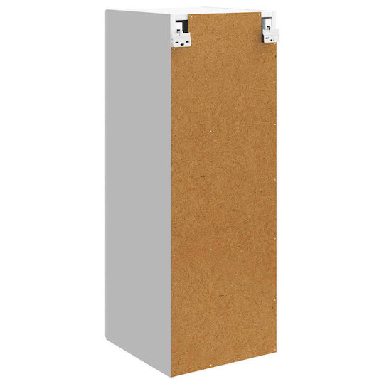 vidaXL Badezimmerschrank 33x34.5x90cm Weiß