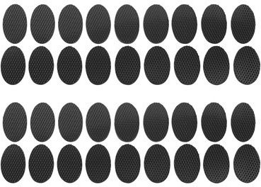 Set 54 Inserții Cască Bicicletă Zola Diverse Mărimi Forme Spumă Eva Bază Adezivă Prindere Velcro Negre