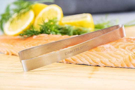 Kitchen Craft Fish Tong Stainless Steel 12cm