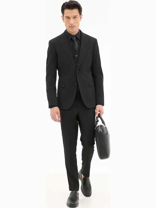 Herrenanzugjacke Schwarz