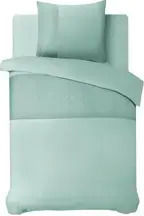 Sleep Time Set Huse Pentru Pilote 200x220cm Dublu Cu 2 Fețe De Pernă Culoare Verde Mentă