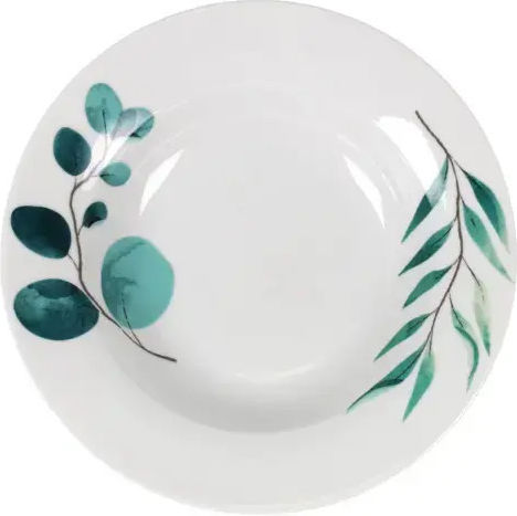 La Mediterranea Alb Ceramică Set de Vase 18buc