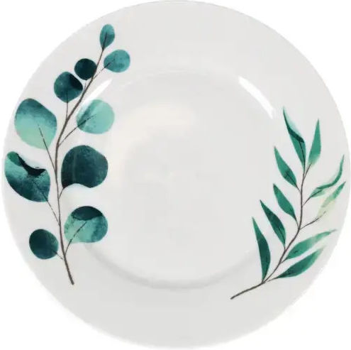 La Mediterranea Alb Ceramică Set de Vase 18buc