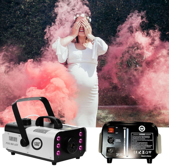 Light4me Fog Μηχανή Καπνού 900W με Ασύρματο / Ενσύρματο Χειριστήριο