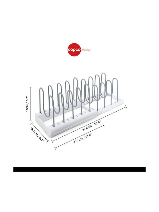 Copco Suport Pentru Farfurii De Dulap Metalic 27x15x17cm