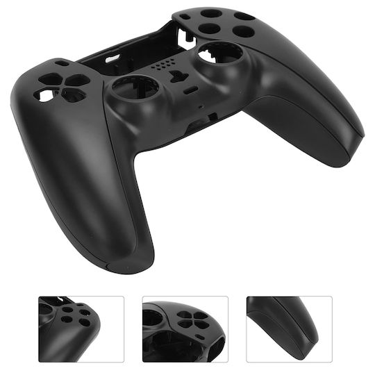 Replacement Shell Controller Replacement Front Rear Full Housing Shell Cover Without Button & Electronics Controller Sony Playstation 5 PS5 Gamepad Dualsense Edge Controller BDM-010 to BDM-050 Black Code 1-game336
