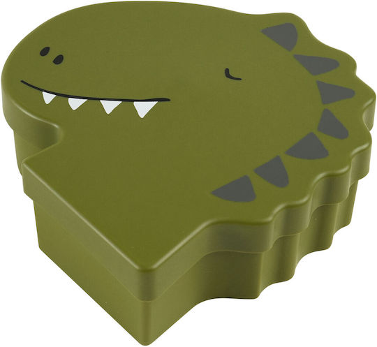 Trixie Mr. Dino Plastic Kids' Food Container Dinosaurs Green 16.5 x 16 x 6 cm
