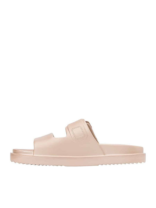 Women's Flat Sandals Safari Canvas Pearlized
