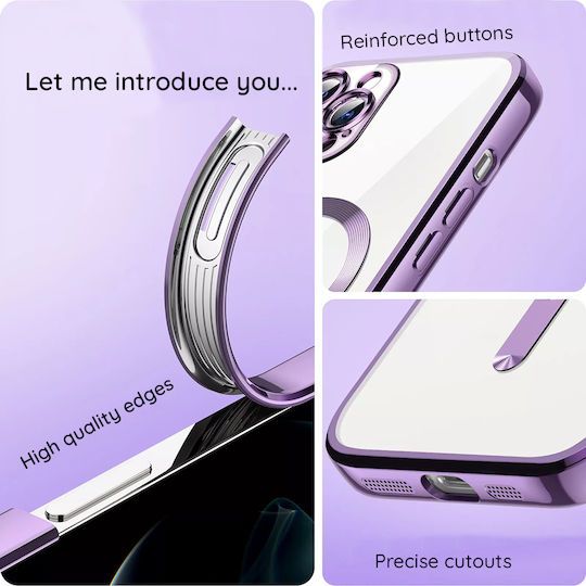 Techsuit Luxury Crystal Back Cover Σιλικόνης Ασημί (Xiaomi Redmi Note 15 5G / 4G / Poco M8 5G)
