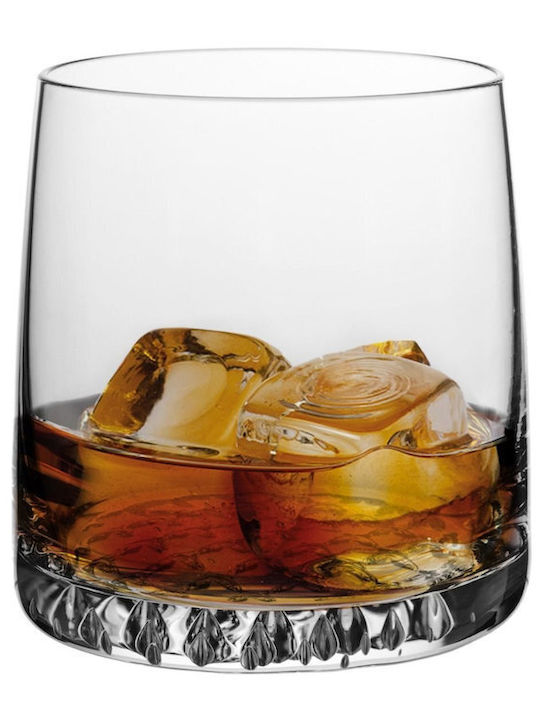 Krosno Crystal Whiskey Serving Decanter with Stopper and Transparent Glasses 950ml 7 Pieces