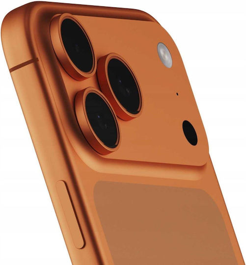 Spacecase Camera Protection Tempered Glass Orange for iPhone 17 Pro iPhone 17 Pro Max