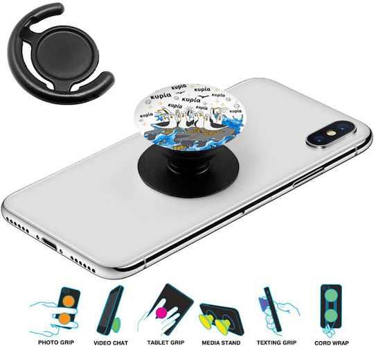 Lady The Seagulls Class Phone Holders Stand Black Mobile Support Base In Hand