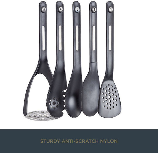 Kitchen Craft Kochgeschirr-Sets aus Silikon Mit Ständer 5 Stück