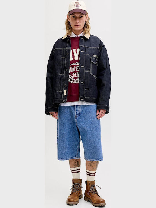 Ανδρική Βερμούδα Τζιν Blue Denim