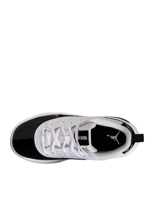 Max Aura Kids Sports Shoes Basketball with Laces White