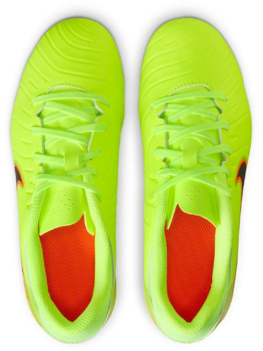 Tiempo Legend 10 Academy MG Kids Soccer Cleats Molded Outsole Green
