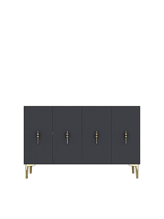 Μπουφές Ξύλινος Καφέ 120x32x75cm