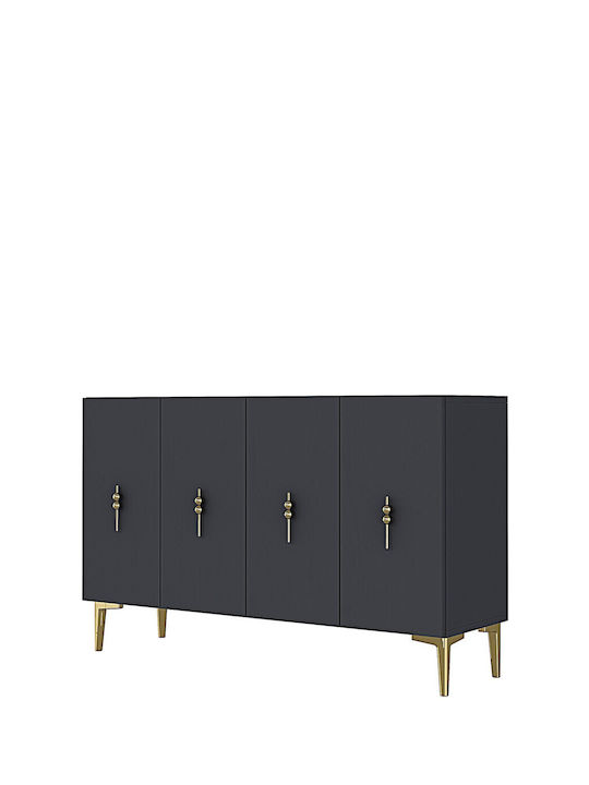 Μπουφές Ξύλινος Καφέ 120x32x75cm