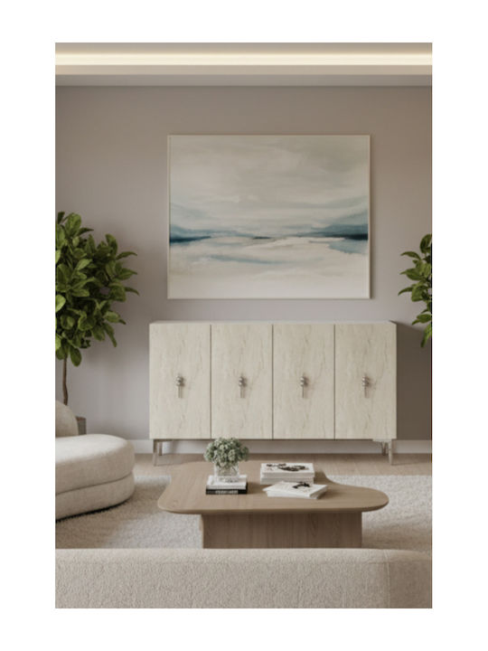 Μπουφές Ξύλινος Καφέ 120x32x75cm